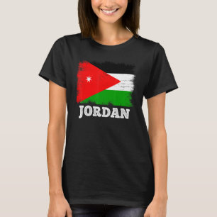 Vintage Flag Jordan Country Retro Flag Jordanian T-Shirt