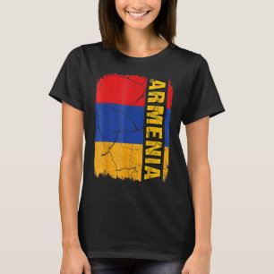 Vintage Flag of Armenia Love Your Country T-Shirt