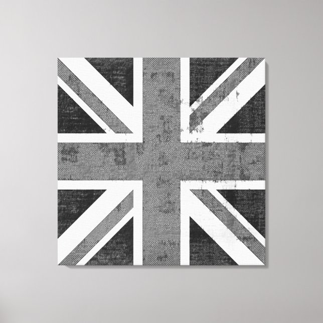 Vintage Flag United Kingdom Wrapped Canvas (Front)