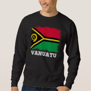 Vintage Flag Vanuatu Country Retro Flag Vanuatuan Sweatshirt