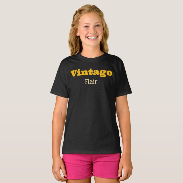 Vintage Flair T-Shirt (Front Full)