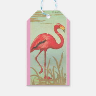 Vintage Flamingo Gift Tags