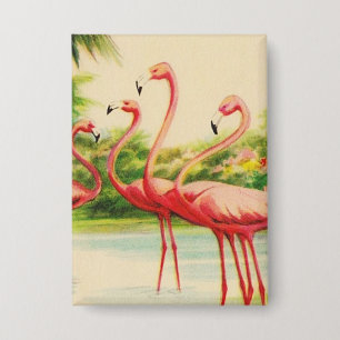 Vintage Flamingos