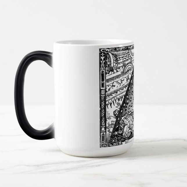 Vintage Flammarion Illustration of Universe Magic Mug (Left)