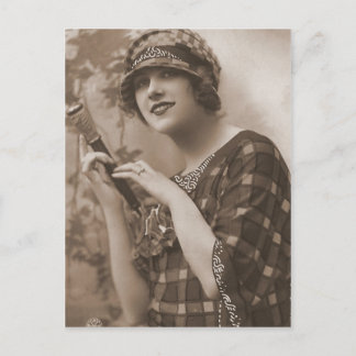 Vintage Flapper Photograph (167) Postcard