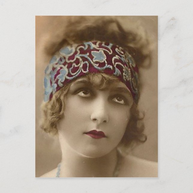 vintage flappers (408) postcard (Front)