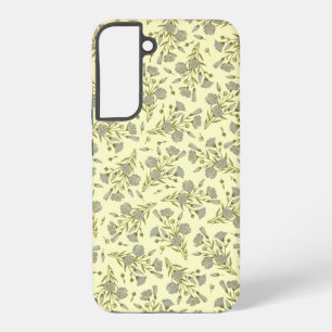 Vintage Flax Wallpaper Samsung Galaxy Case