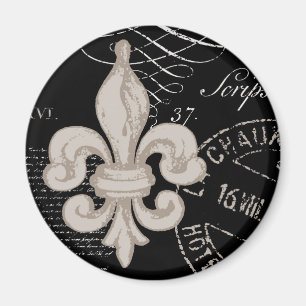 Vintage Fleur de Lis...magnet Magnet