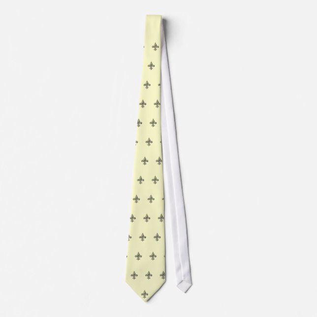 VIntage Fleur de Lis Tie (Front)
