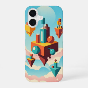 Vintage Floating Islands iPhone 16 Case