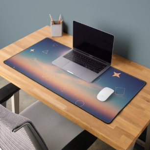 Vintage Floating Moon Desk Mat