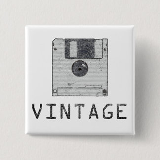 Vintage Floppy Button