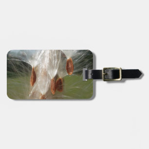 Vintage Flora and Fauna Milkweeds Floating.jpg Luggage Tag
