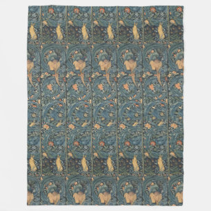 Vintage Flora Morris Edward Burne-Jones Fleece Blanket