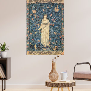 Vintage Flora Tapestry by William Morris Poster