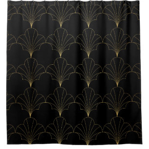 vintage floral abstract seamless pattern. Geometri Shower Curtain