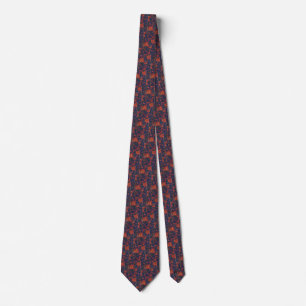 Vintage Floral Art Deco, Garden Flowers Tie