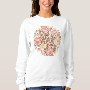 Vintage Floral Art for Women’s Sweatshirt 🌸