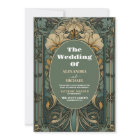 Vintage Floral Art Nouveau Wedding