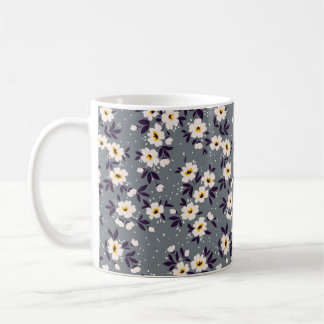 Vintage floral background. Seamless Flowers patte Coffee Mug
