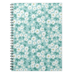 Vintage floral background. Seamless vintage patter Notebook