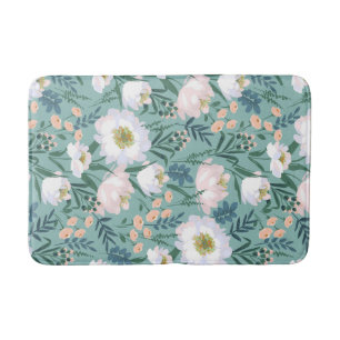 Vintage Floral  Bath Mat