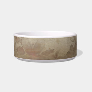 Vintage Floral Beige Bowl