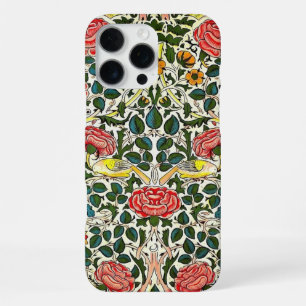 Vintage Floral & Bird Elegance – iPhone 16 Case
