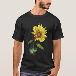 Vintage Floral Boho Wildflower Yellow Flower Beaut T-Shirt
