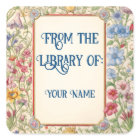 Vintage Floral Bookplate