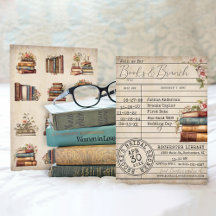 Vintage Floral Books & Brunch Bridal Shower