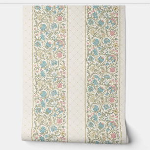 Vintage Floral Border Wallpaper