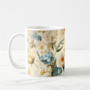 Vintage Floral Coffee Mug