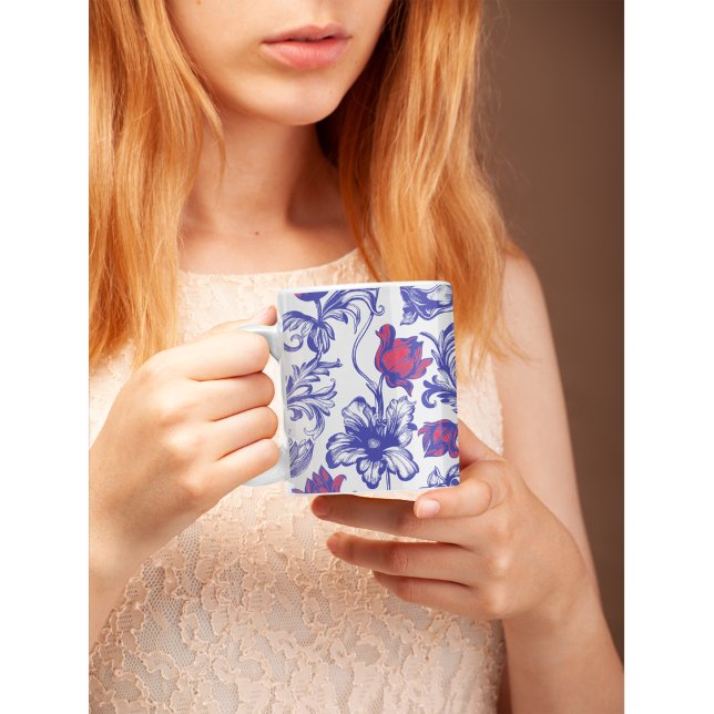 Vintage Floral Coffee Mug | Botanical Tea Cup  (Creator Uploaded)