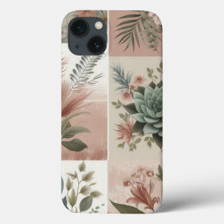 Vintage Floral Collage Iphone Case