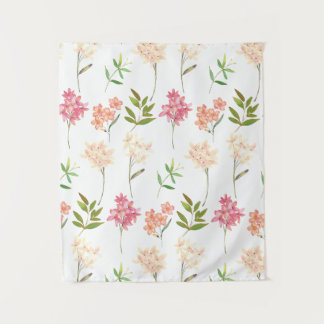 Vintage floral cottage traditional flowers tapestry
