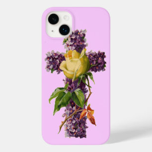 Vintage Floral Cross Case-Mate iPhone 14 Plus Case
