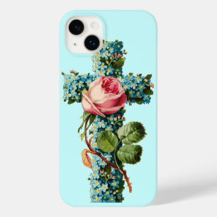 Vintage Floral Cross Case-Mate iPhone 14 Plus Case
