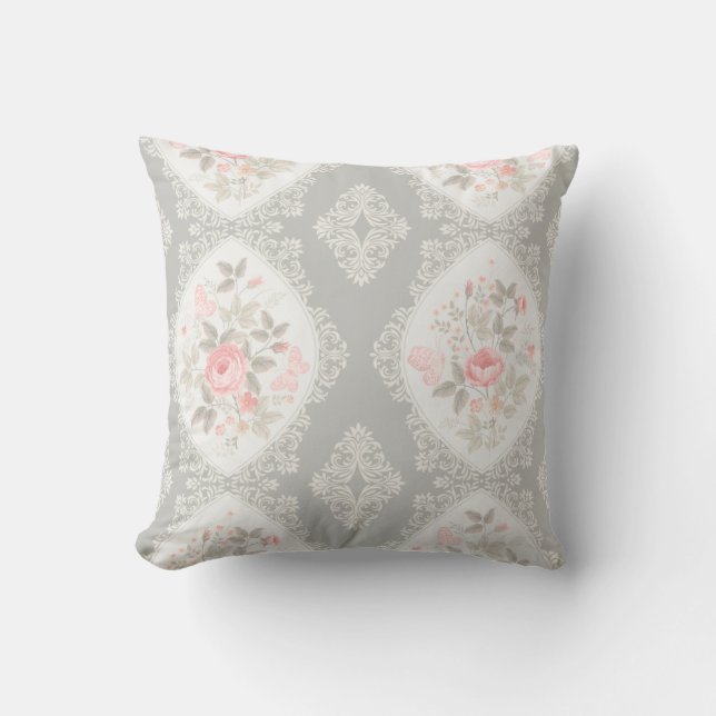 Vintage Floral Cushion (Front)