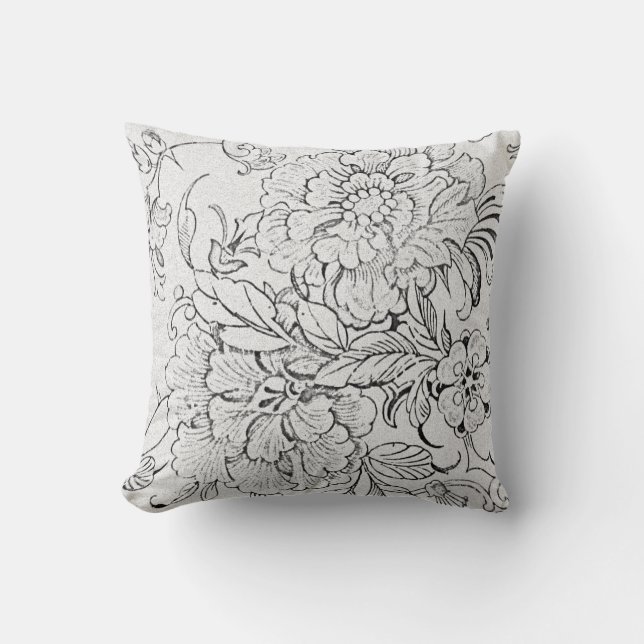 Vintage Floral Cushion (Front)