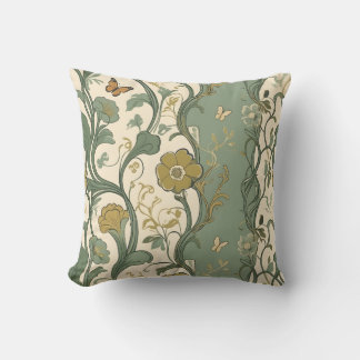 vintage floral cushion