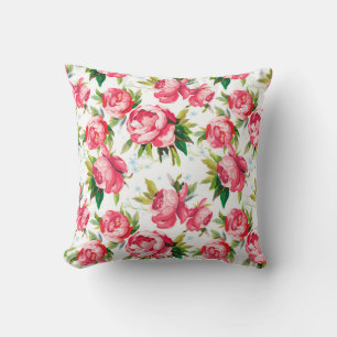 Vintage floral cushion