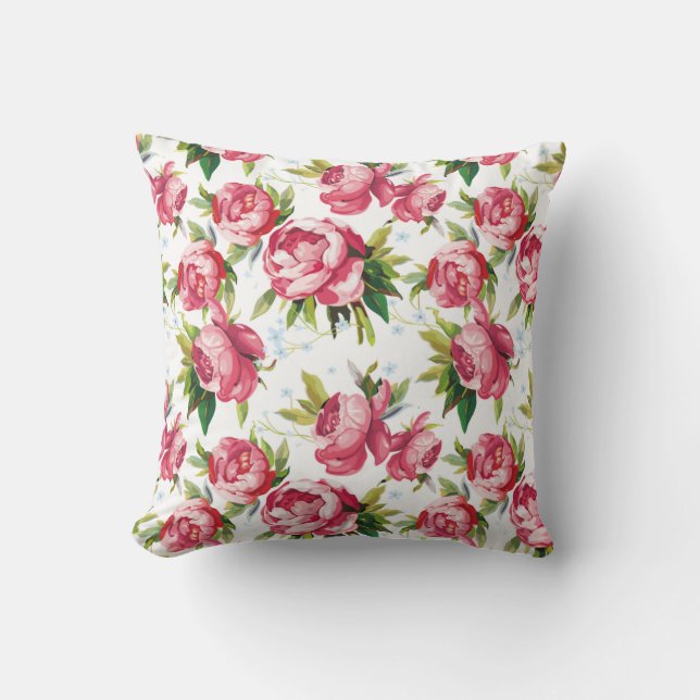 Vintage floral cushion (Front)