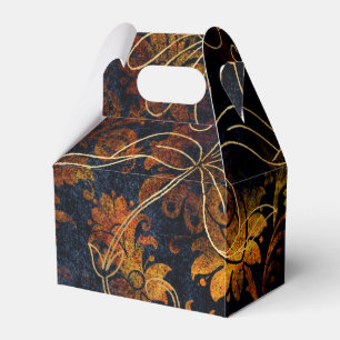 Vintage Floral Damask Favour Box