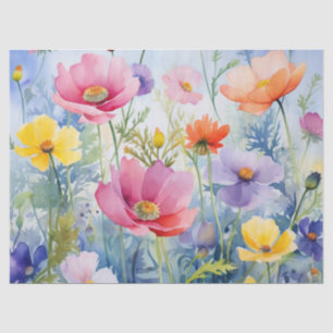 Vintage Floral Decoupage Tissue Paper