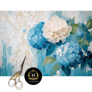 Vintage Floral Decoupage Tissue Paper