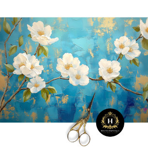 Vintage Floral Decoupage  Tissue Paper