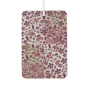 Vintage Floral Design – Classic Botanical blanket Car Air Freshener