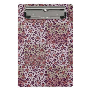 Vintage Floral Design – Classic Botanical blanket Mini Clipboard