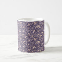 Vintage Floral Design with Swirling Vines